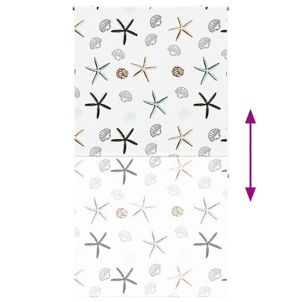 Bruserullegardin 140x240 cm Stofbredde 136 cm