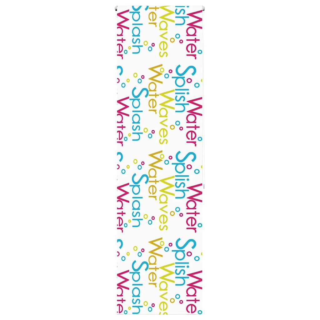 Bruserullegardin Stofbredde 116 Cm Splash - uden kassette / 70 x 240 cm