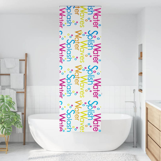 Bruserullegardin 80x240 cm Stofbredde 76 cm