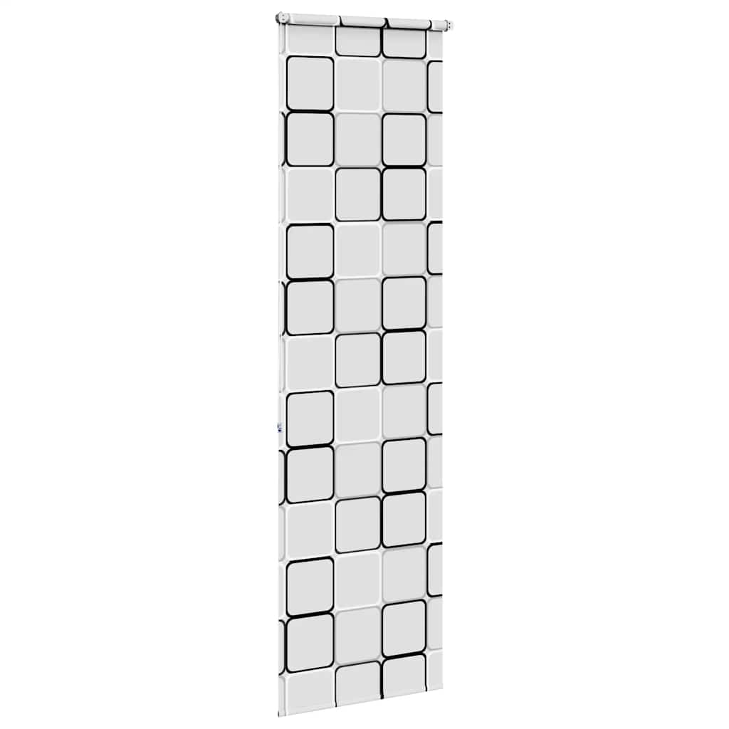 Bruserullegardin 60x240 cm Stofbredde 56 cm