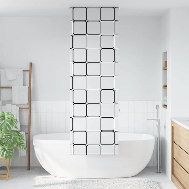 Bruserullegardin 80x240 cm Stofbredde 76 cm