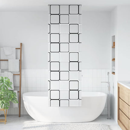 Bruserullegardin 80x240 cm Stofbredde 76 cm