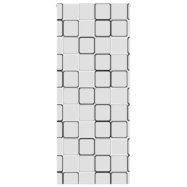 Bruserullegardin 110x240 cm Stofbredde 106 cm