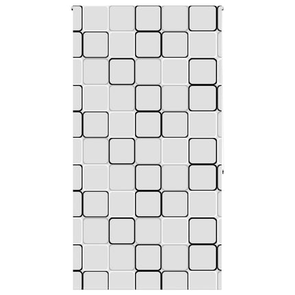 Bruserullegardin 120x240 cm Stofbredde 116 cm