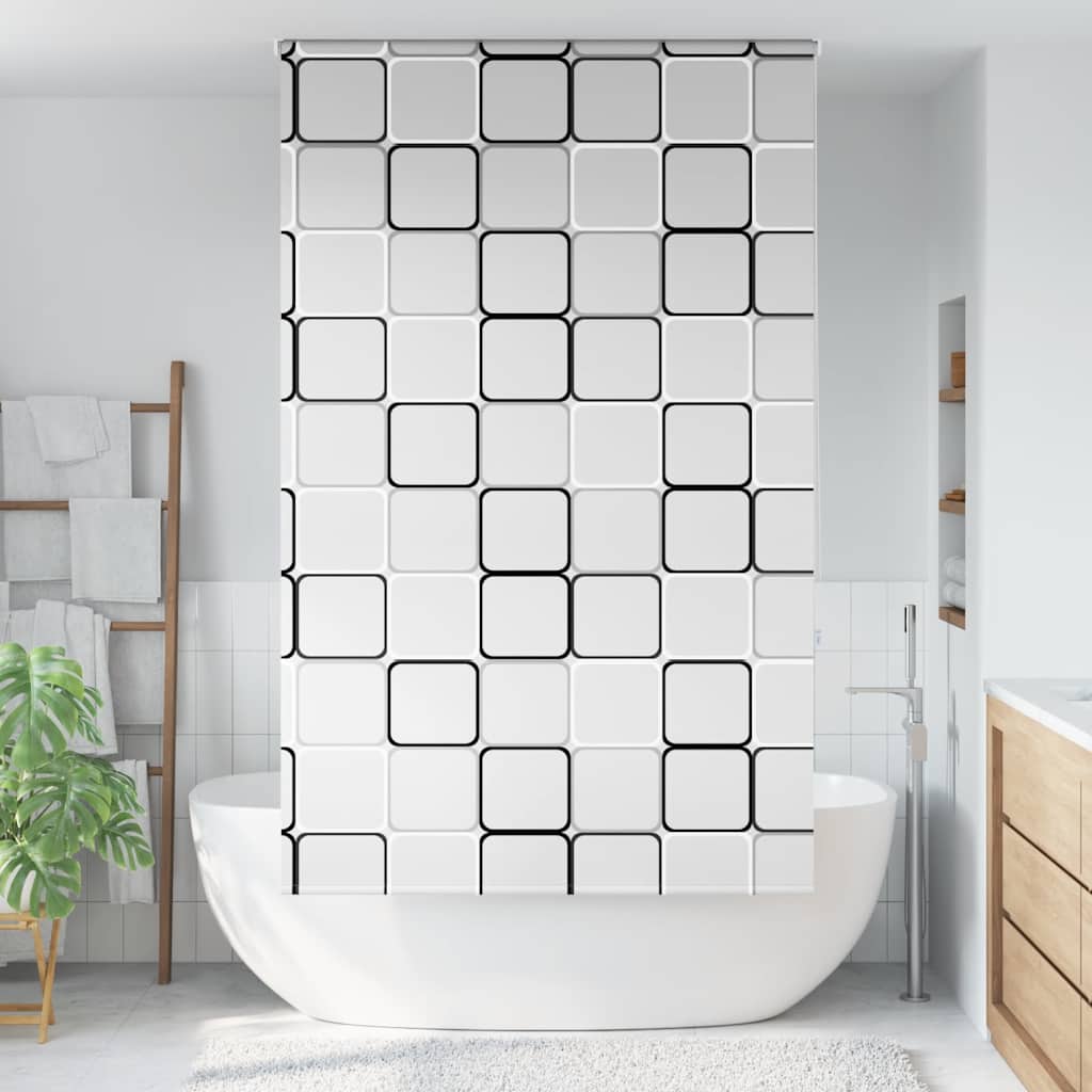 Bruserullegardin 130x240 cm Stofbredde 126 cm billede