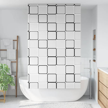 Bruserullegardin 140x240 cm Stofbredde 136 cm