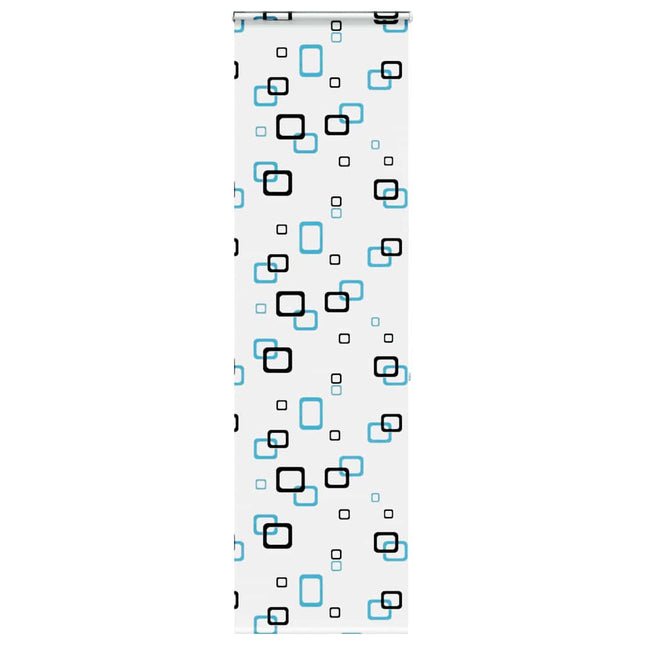 Bruserullegardin med kassette 60x240 cm Stofbredde 56 cm