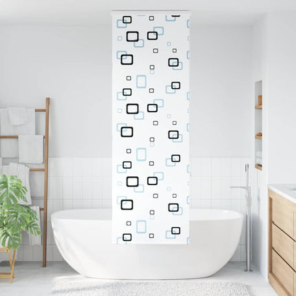 Bruserullegardin med kassette 60x240 cm Stofbredde 56 cm