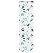 Bruserullegardin med kassette 80x240 cm Stofbredde 76 cm