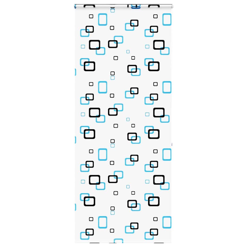 Bruserullegardin med kassette 90×240 cm - stofbredde 86 cm, PEVA, boblemønster