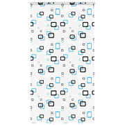 Bruserullegardin med kassette 140x240 cm Stofbredde 136 cm