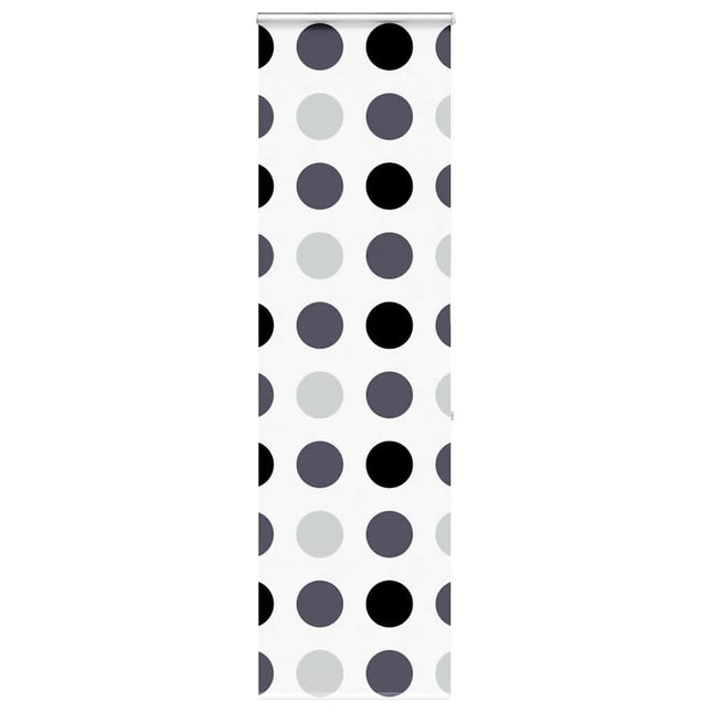 Bruserullegardin med kassette 60x240 cm Stofbredde 56 cm