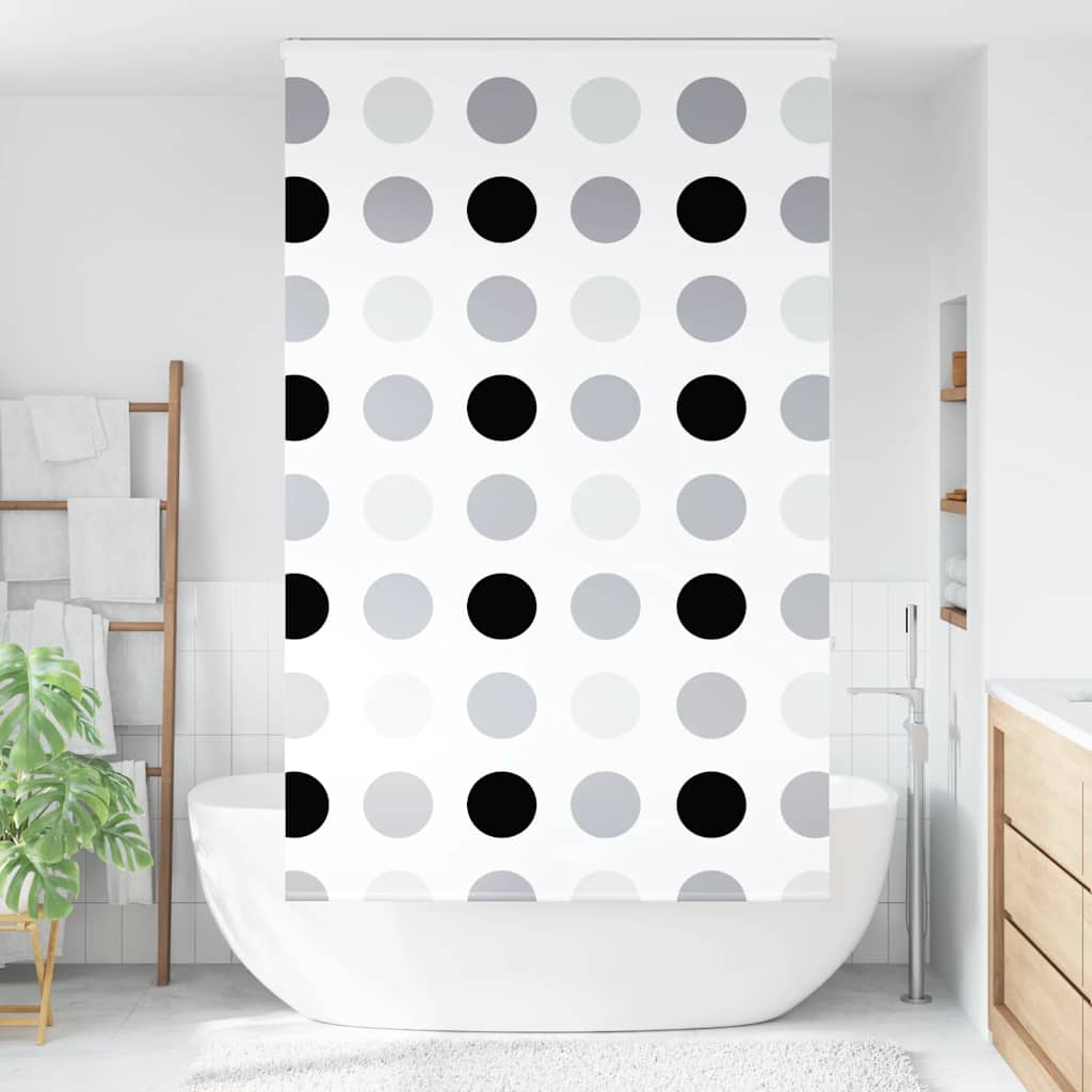 Bruserullegardin med kassette 120x240 cm Stofbredde 116 cm