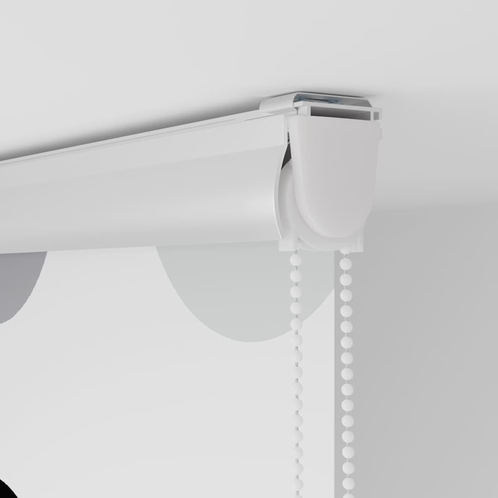Bruserullegardin med kassette 120x240 cm Stofbredde 116 cm