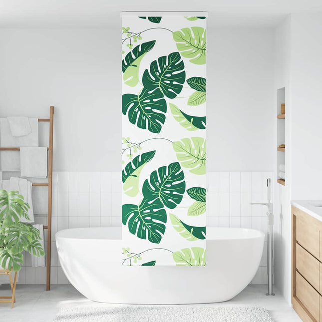 Bruserullegardin med kassette 80x240 cm Stofbredde 76 cm