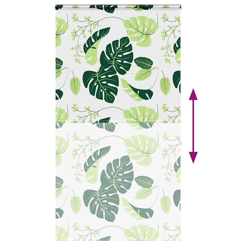 Bruserullegardin med kassette 130x240 cm Stofbredde 126 cm