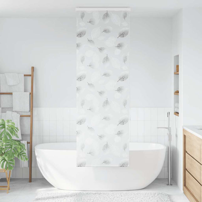 Bruserullegardin med kassette 70x240 cm Stofbredde 66 cm