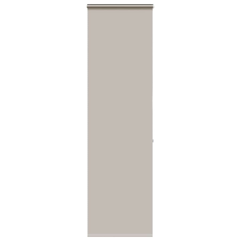Bruserullegardin med kassette 60×240 cm - stofbredde 56 cm, lysegrå