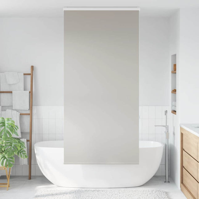 Bruserullegardin med kassette 90x240 cm Stofbredde 86 cm
