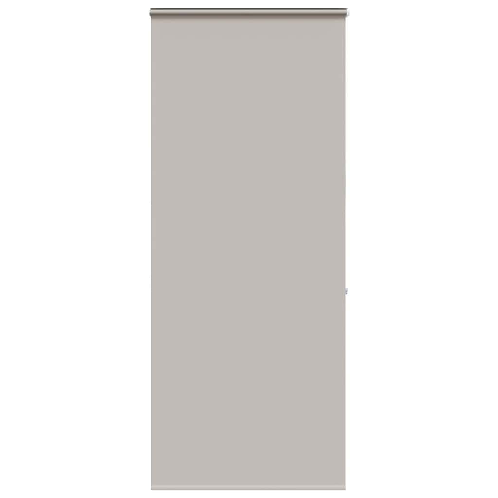 Bruserullegardin med kassette 110×240 cm - lysegrå, stofbredde 106 cm