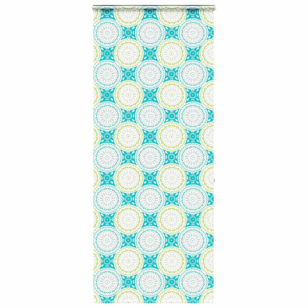 Bruserullegardin med kassette 100x240 cm Stofbredde 96 cm billede