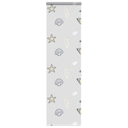 Bruserullegardin med kassette 60x240 cm Stofbredde 56 cm