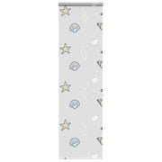 Bruserullegardin med kassette 70x240 cm Stofbredde 66 cm