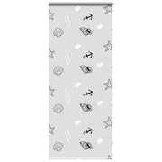 Bruserullegardin med kassette 100x240 cm Stofbredde 96 cm