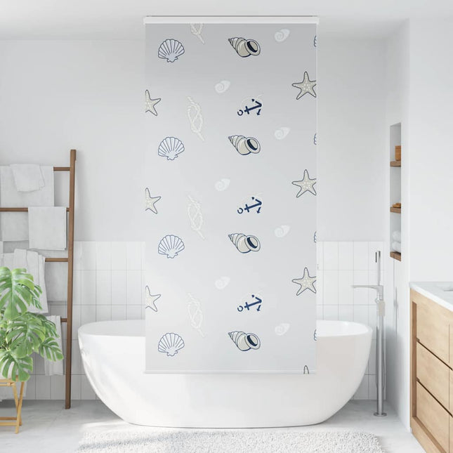 Bruserullegardin med kassette 100x240 cm Stofbredde 96 cm