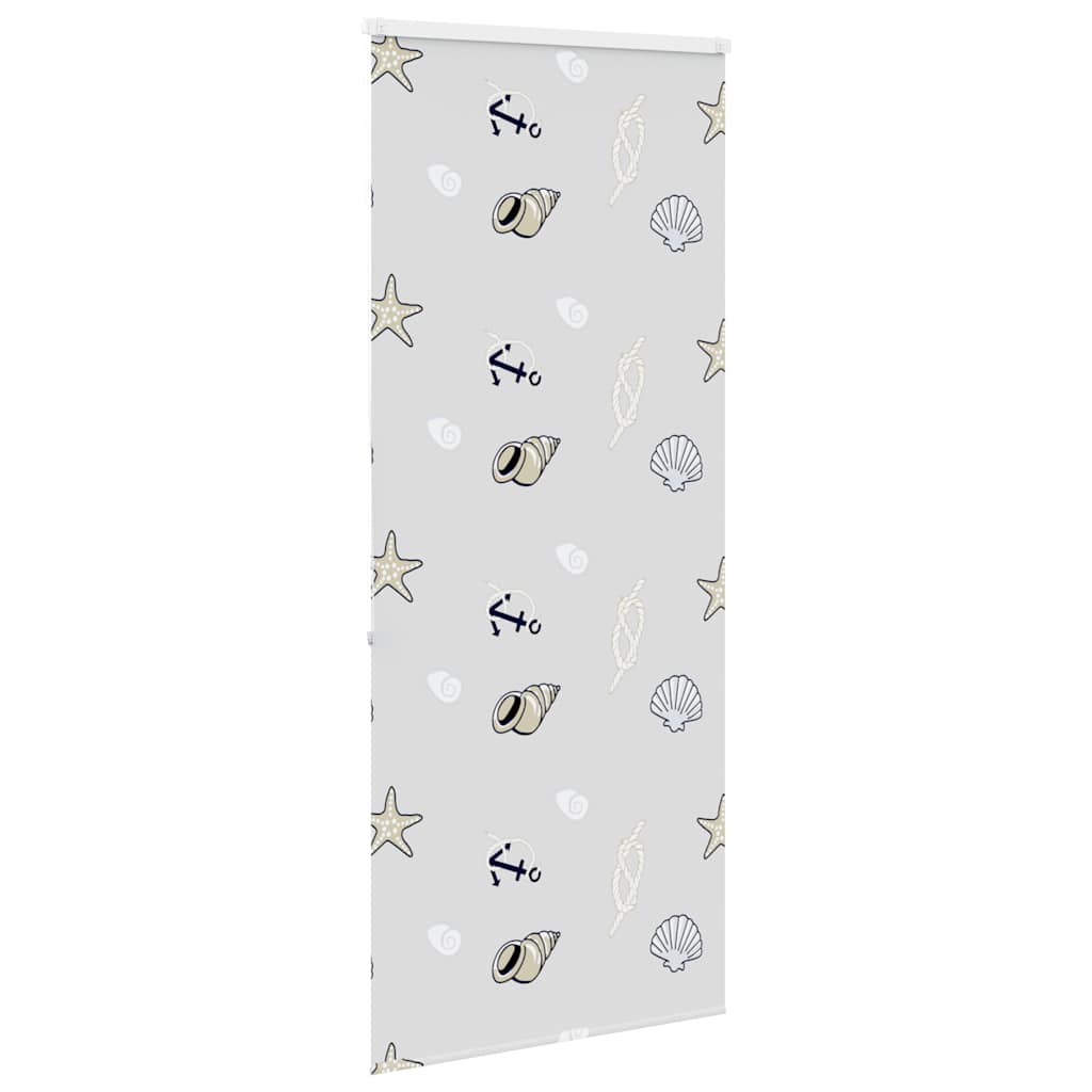 Bruserullegardin med kassette 100x240 cm Stofbredde 96 cm