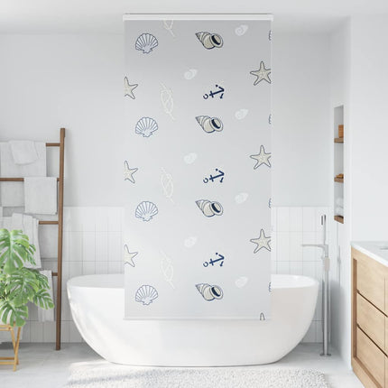 Bruserullegardin med kassette 110x240 cm Stofbredde 106 cm