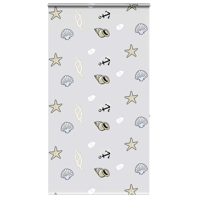 Bruserullegardin med kassette 120x240 cm Stofbredde 116 cm
