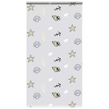 Bruserullegardin med kassette 120x240 cm Stofbredde 116 cm