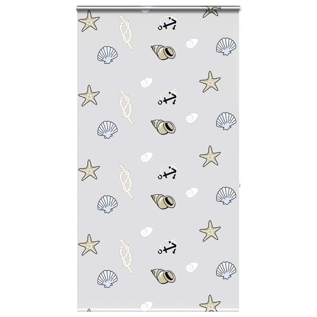 Bruserullegardin med kassette 120×240 cm - stofbredde 116 cm