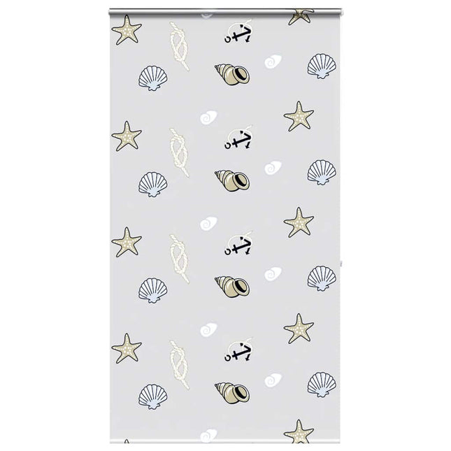 Bruserullegardin med kassette 140x240 cm Stofbredde 136 cm