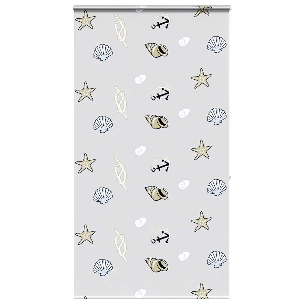 Bruserullegardin med kassette 140×240 cm - stofbredde 136 cm, PEVA