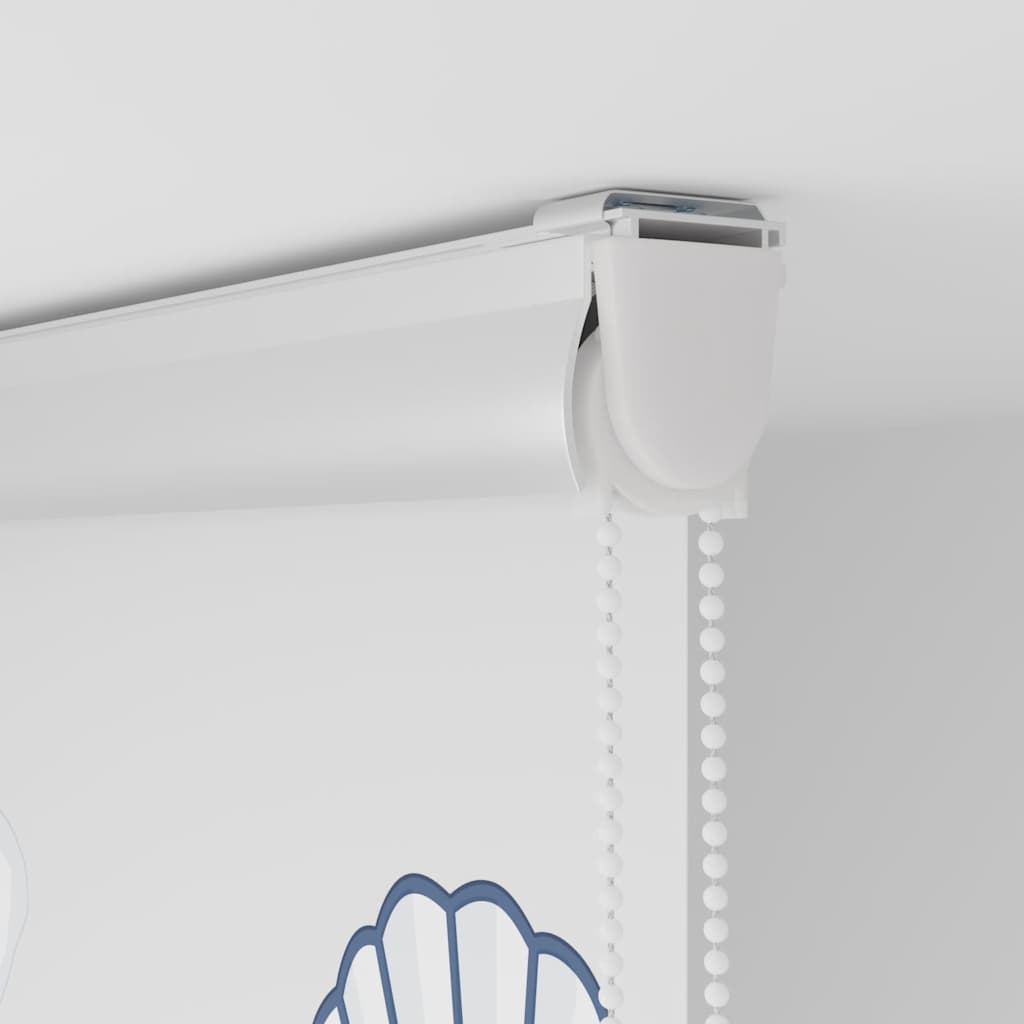 Bruserullegardin med kassette 140x240 cm Stofbredde 136 cm