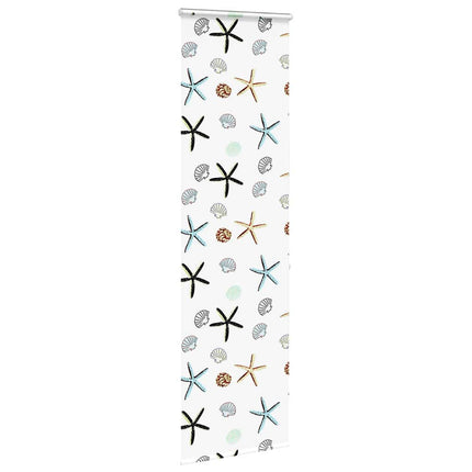 Bruserullegardin med kassette 60x240 cm Stofbredde 56 cm