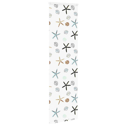 Bruserullegardin med kassette 60x240 cm Stofbredde 56 cm