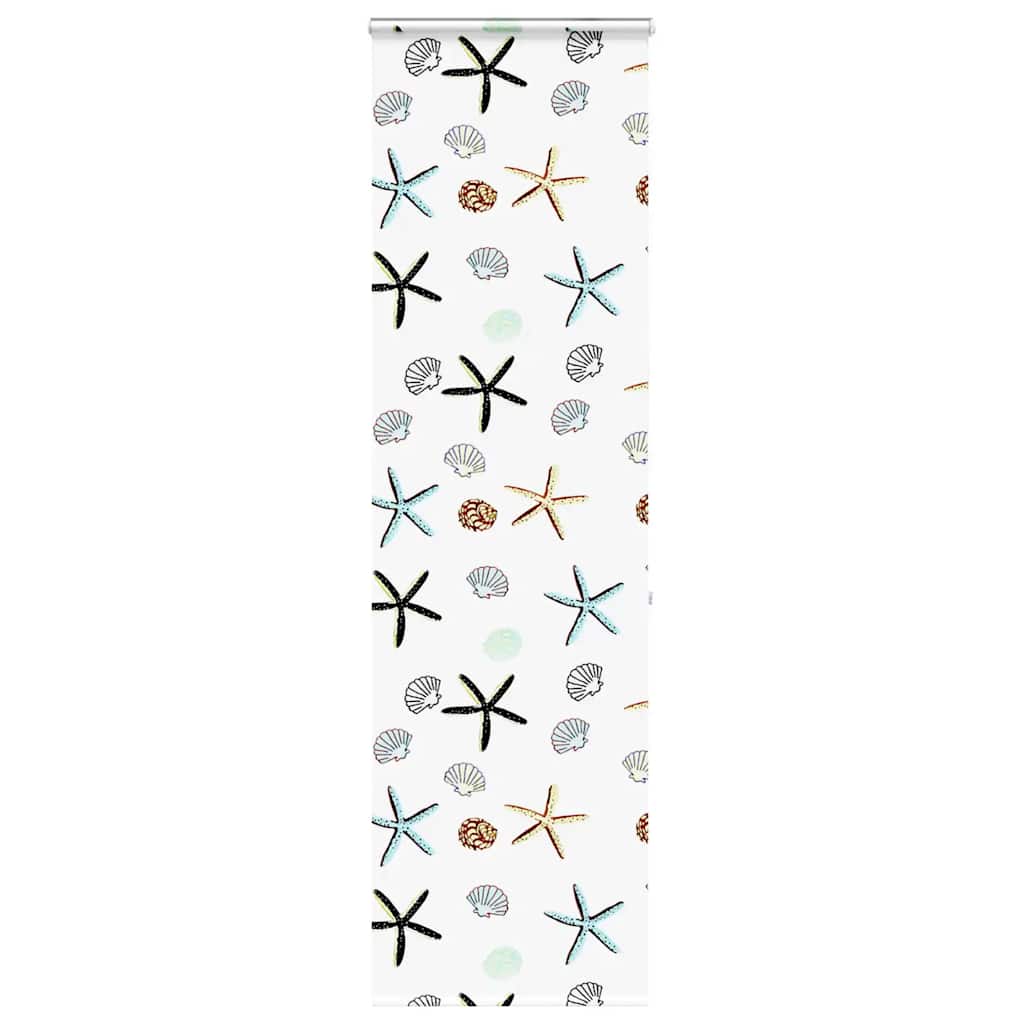 Bruserullegardin med kassette 70x240 cm Stofbredde 66 cm