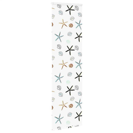 Bruserullegardin med kassette 80x240 cm Stofbredde 76 cm