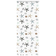 Bruserullegardin med kassette 90x240 cm Stofbredde 86 cm