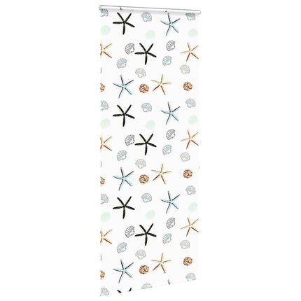 Bruserullegardin med kassette 90x240 cm Stofbredde 86 cm