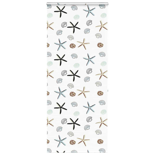 Bruserullegardin med kassette 100x240 cm Stofbredde 96 cm