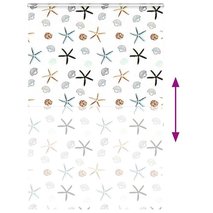 Bruserullegardin med kassette 150x240 cm Stofbredde 146 cm