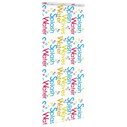 Bruserullegardin med kassette 90x240 cm Stofbredde 86 cm
