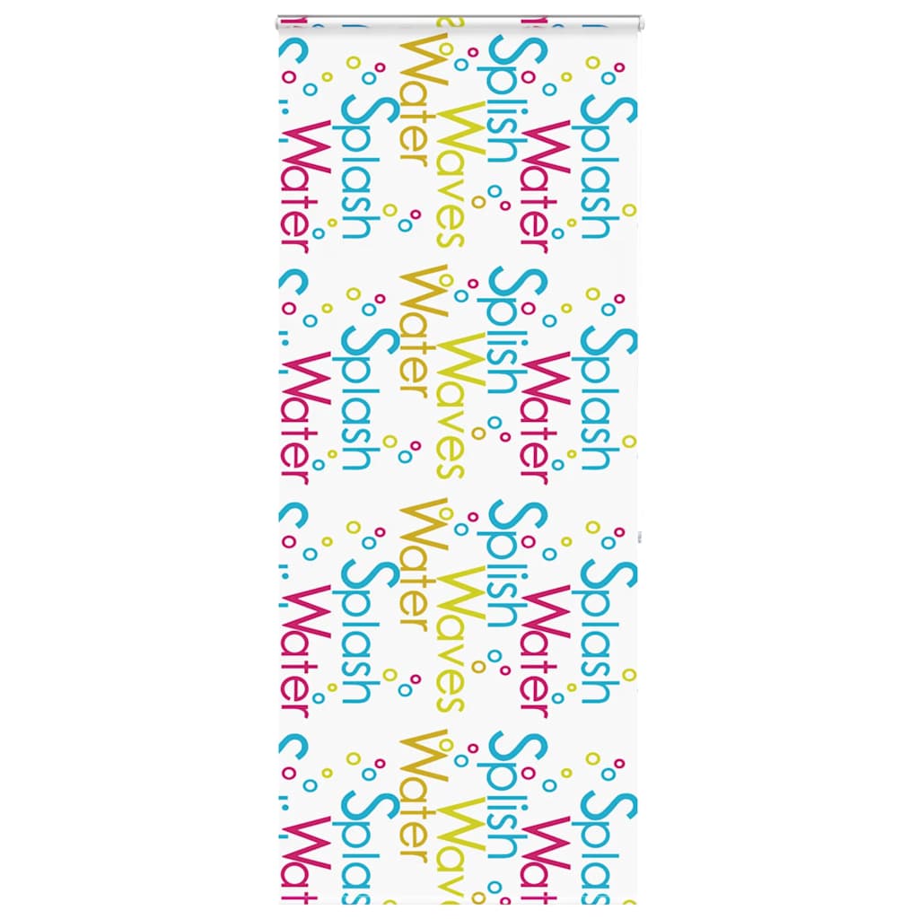 Bruserullegardin med kassette 100x240 cm Stofbredde 96 cm billede