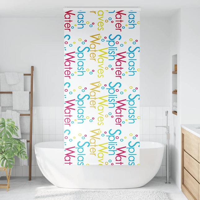 Bruserullegardin med kassette 100x240 cm Stofbredde 96 cm