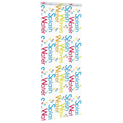 Bruserullegardin med kassette 100x240 cm Stofbredde 96 cm