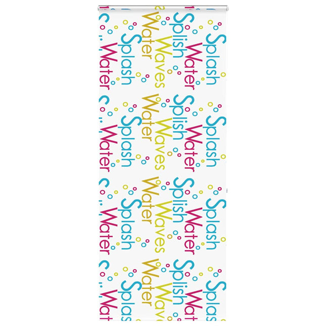 Bruserullegardin med kassette 110x240 cm Stofbredde 106 cm
